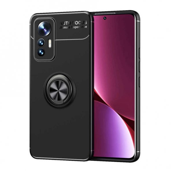 Xiaomi Mi 12 Lite Kılıf Yüzüklü Kamera Korumalı Range Silikon Kılıf ürün görseli 1