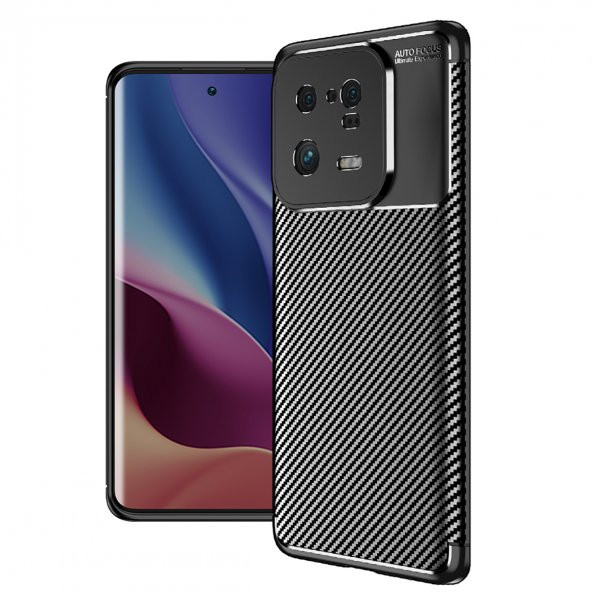 Xiaomi Mi 13 Pro Kılıf Focus Karbon Kamera Korumalı Silikon Kılıf ürün görseli 1