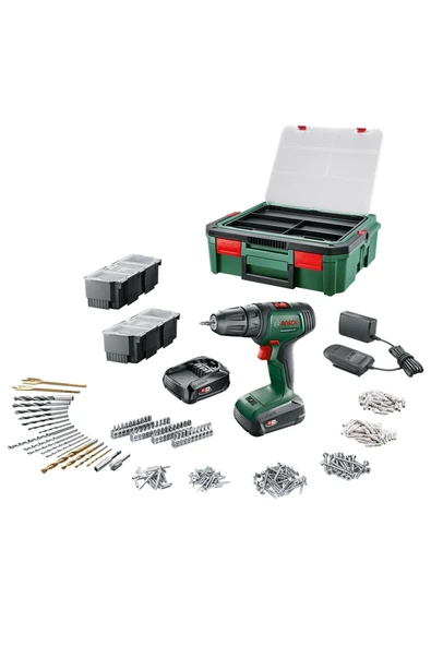 Bosch UNİVERSALDRİLL 18V (2X1,5 Ah)SBX+241 AKS. ürün görseli 1