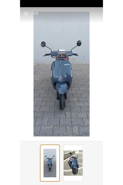 Kuba Bluebırd 50 Pro Motorsiklet Mavi ürün görseli 1