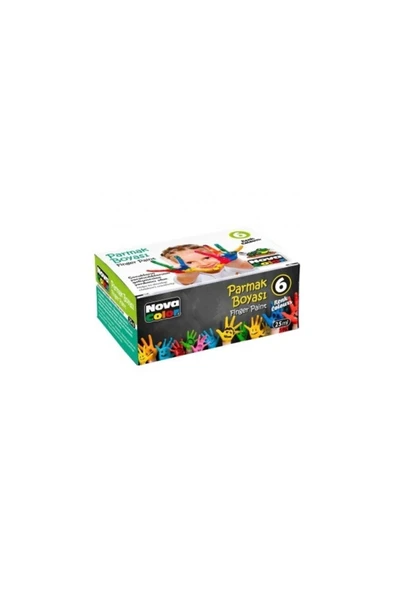 N.color Parmak Boyası 6 Lı - 8697405223862 ürün görseli 1