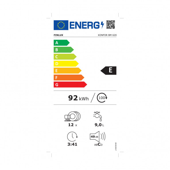 Finlux Konfor BM 620 6 Programlı Bulaşık Makinesi - Resim 2