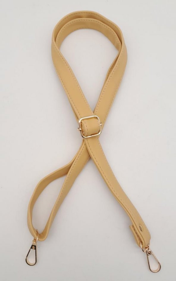 Angel Çanta Aksesuar Hardal 125X2 Cm Sürgütlü Çanta Sapı Light Gold Metal ürün görseli 1