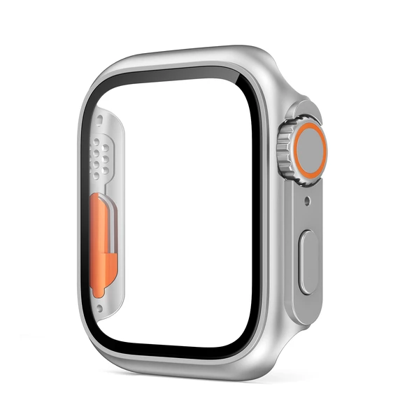 Apple Watch 7 45mm - Watch Ultra 49mm Kasa Dönüştürücü ve Ekran Koruyucu Zore Watch Gard 25 ürün görseli 1