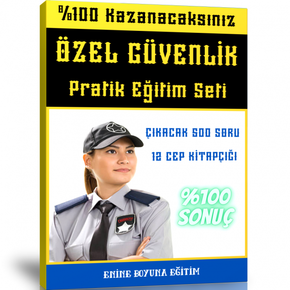 Özel Güvenlik Pratik Eğitim Seti ürün görseli 1