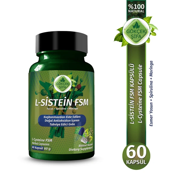 Fsm L Sistein Kapsül (FSM L CYSTEİNE CAPSULE) 60 Adet ürün görseli 1