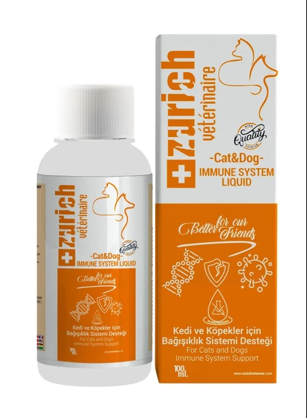 Zurich Veterinaire Kedi Köpek Bağışıklık Güçlendirici Likit 100 ML ürün görseli 1