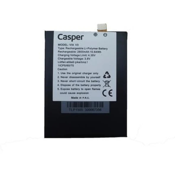 Casper Via V3 batarya Pil 100 Batarya ürün görseli 1