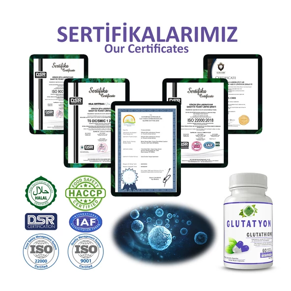 Glutatyon Kapsül (GLUTATHİONE CAPSULE) 60 adet - Resim 5