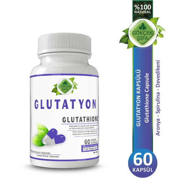 Glutatyon Kapsül (GLUTATHİONE CAPSULE) 60 adet ürün görseli 1