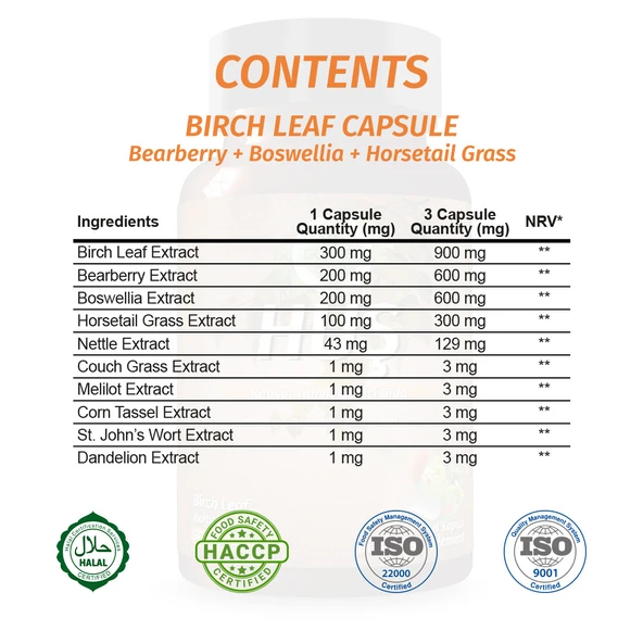 Huş Kapsül (BETULA PENDULA CAPSULE) 60 Adet - Resim 6