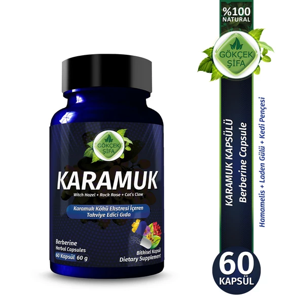 Karamuk Kapsül (Berberin Capsule)  60 Adet ürün görseli 1