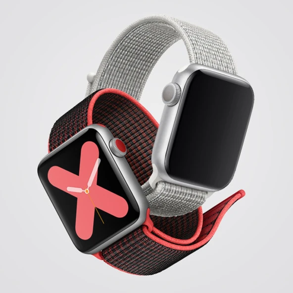 E2M APPLE WATCH 38-40MM KRD-03 HASIR MOR MENEKŞE K ürün görseli 1