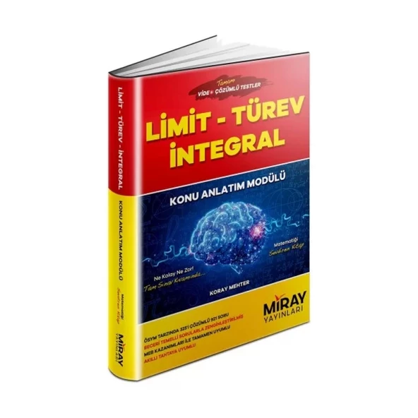 Miray Limit - Türev - İntegral Konu Anlatım Modülü ürün görseli 1