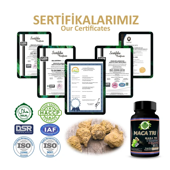 Maka Tri Kapsül (MACA TRİ CAPSULE) 60 Adet - Resim 5