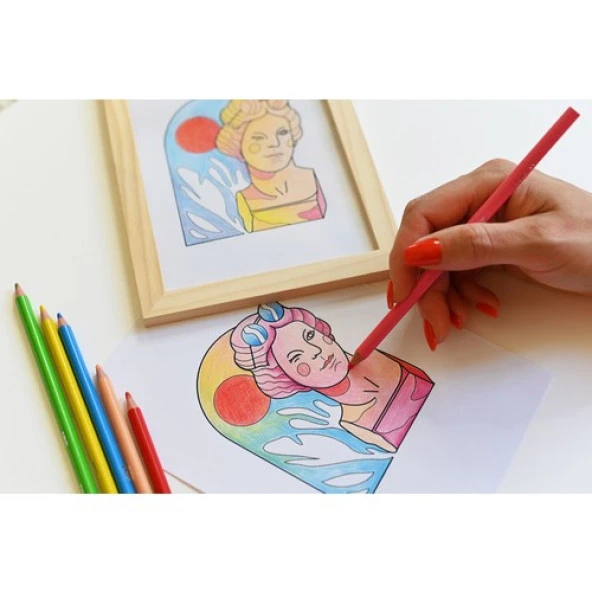 Bic Color Up Intensity Üçgen Kuru Boya 24 Renk - Resim 3