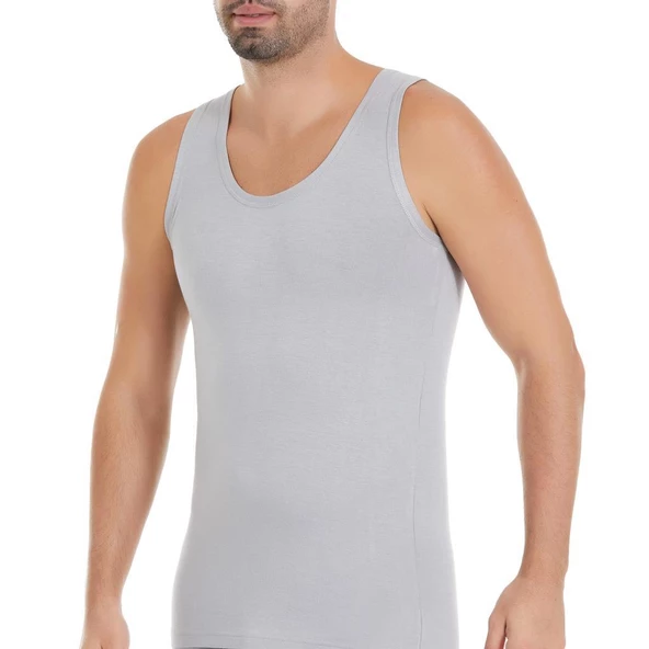 3 Adet Yıldız Erkek Bambu Atlet Gri 317 ürün görseli 1