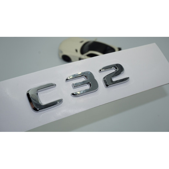 DK Tuning C32 Bagaj Krom ABS 3M 3D Yazı Logo Benz İle Uyumlu ürün görseli 1
