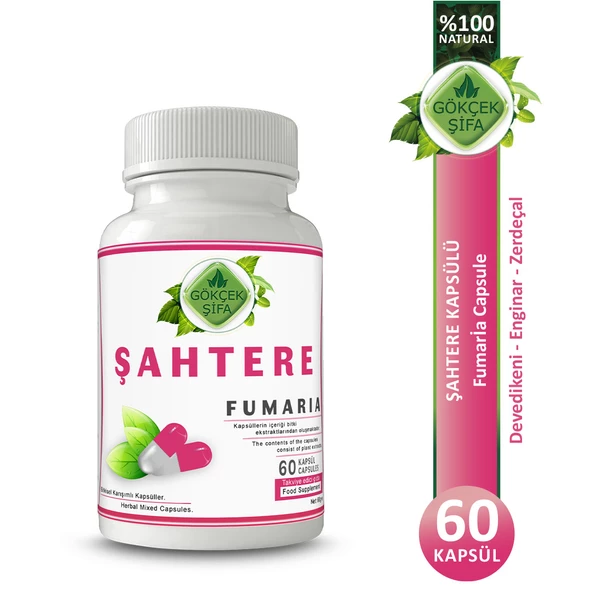 Şahtere Kapsül (FUMARİA CAPSULE) 60 Adet ürün görseli 1