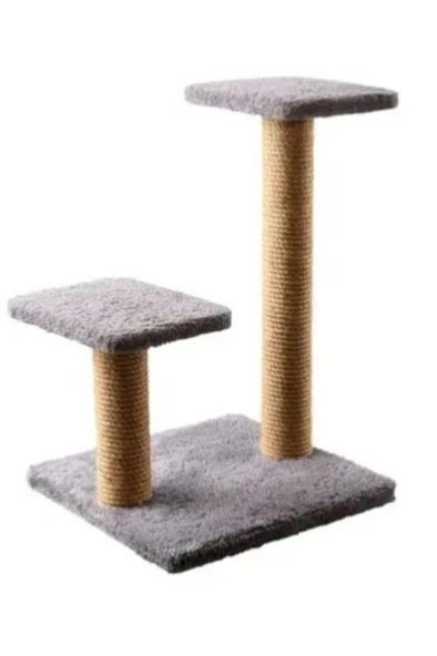 Berkay Kedi İkili Yataklı Tırmalama Karışık Renk 50-34-55 Cm Yük. ürün görseli 1