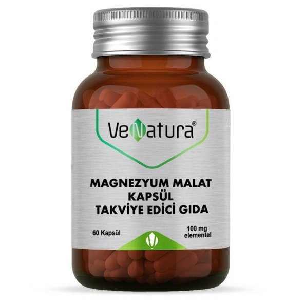 VeNatura Magnezyum Malat 100mg 60 Kapsül ürün görseli 1