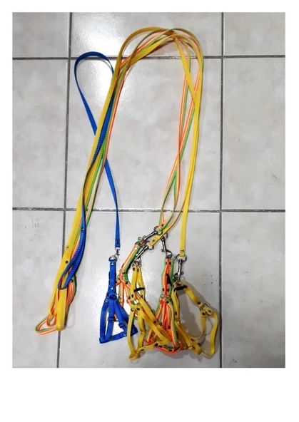 Coco Pet No:1 Ayarlanır Köpek Takım Tasma KARIŞIK RENK 30-45 cm ürün görseli 1