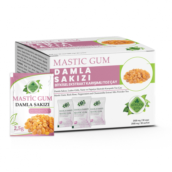 Damla Sakızı Saşe (Bitkisel ekstrakt karışımlı toz çay) ürün görseli 1