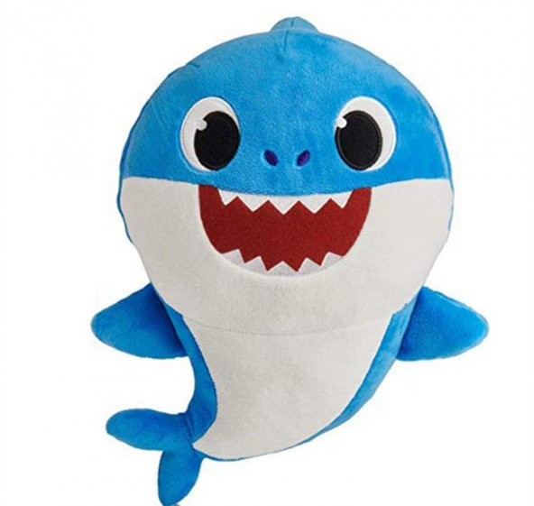 Baby Shark Daddy Shark İthal Müzikli Oyuncak Peluş 30 CM ürün görseli 1