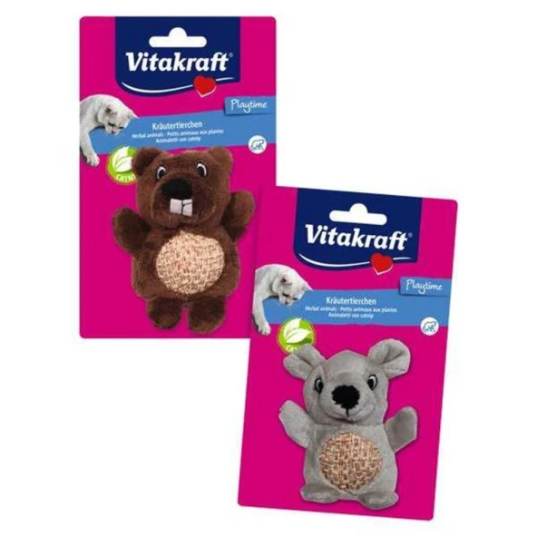 Vitakraft Catnip Kokulu Ayıcık Pelüş Kedi Oyuncak ürün görseli 1