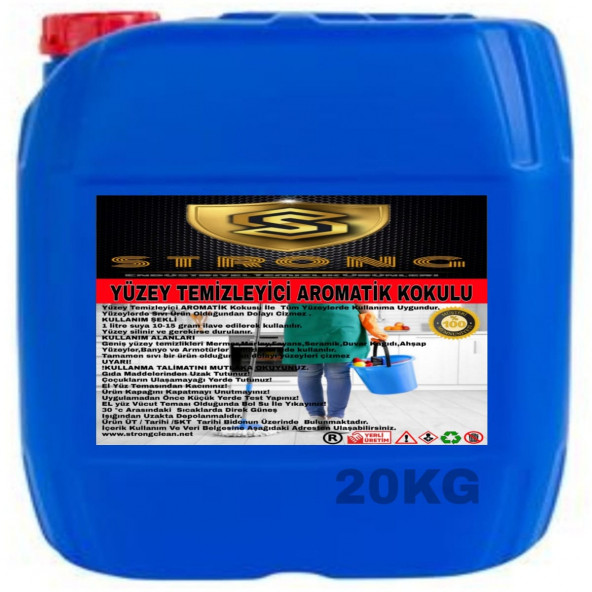 STRONG YÜZEY TEMİZLEYİCİ AROMATİK 20KG ürün görseli 1