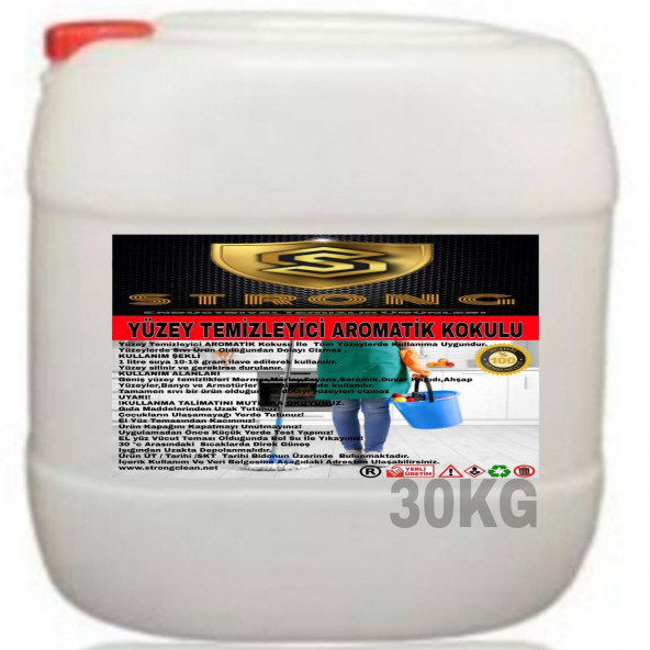 STRONG YÜZEY TEMİZLEYİCİ AROMATİK 30KG ürün görseli 1