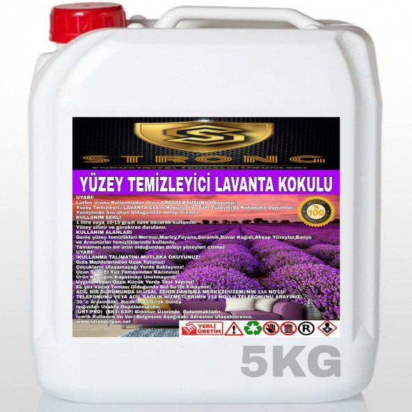 STRONG YÜZEY TEMİZLEYİCİ LAVANTA 5KG ürün görseli 1