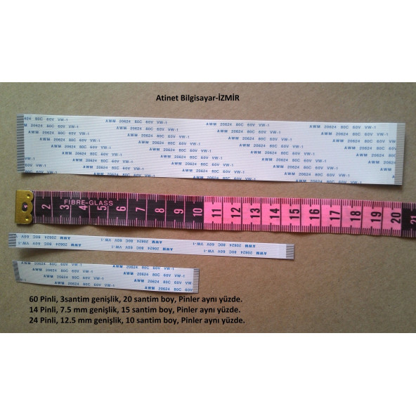 Piranha İndash 7795 Titan C Type Film Flex Kablo Seti 3Ü Bir Arada ürün görseli 1