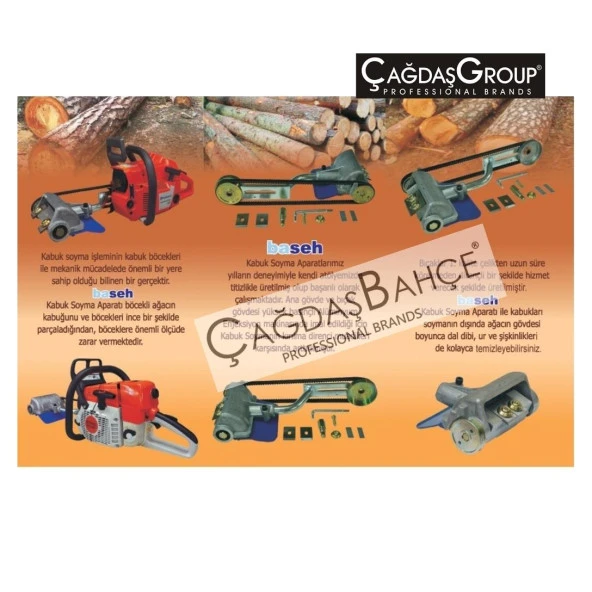 Baseh Kabuk Soyma Aparatı Oleo-Mac 970 / 980 - Resim 10