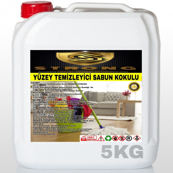 STRONG YÜZEY TEMİZLEYİCİ DOĞAL SABUN 5KG ürün görseli 1