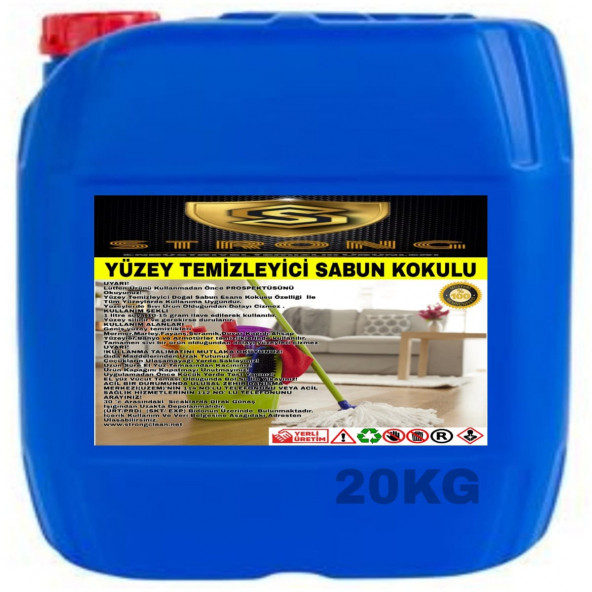 STRONG YÜZEY TEMİZLEYİCİ DOĞAL SABUN 20KG ürün görseli 1