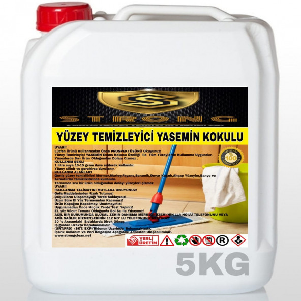 STRONG YÜZEY TEMİZLEYİCİ YASEMİN 5KG ürün görseli 1