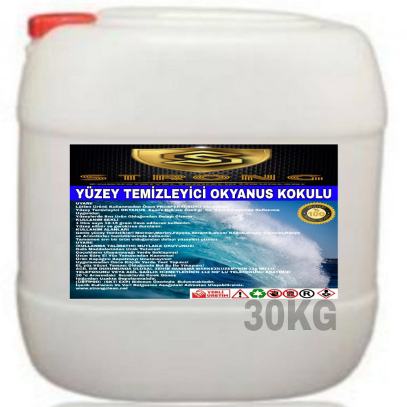STRONG YÜZEY TEMİZLEYİCİ OKYANUS 30KG ürün görseli 1
