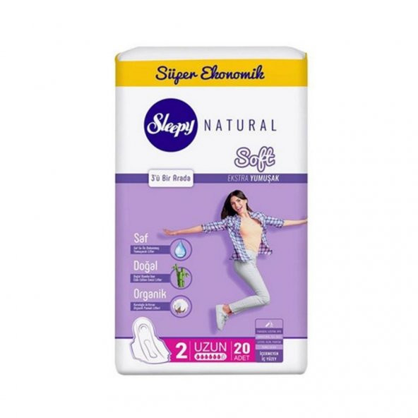 Sleepy Bıo Natural Super Eco Uzun 20Lı ürün görseli 1