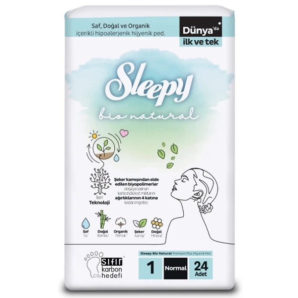 Sleepy Bıo Natural Super Eco Normal 24Lu ürün görseli 1