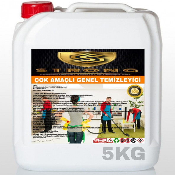 STRONG ÇOK AMAÇLI ASPİRİX GENEL TEMİZLEYİCİ 5KG ürün görseli 1