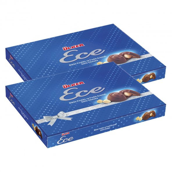 Ülker Ece Bütün Fındıklı Sütlü Çikolata 215 gr 2 li ürün görseli 1