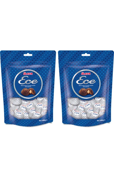 Ülker Ece Bütün Fındıklı Sütlü Çikolata 350 gr 2 li ürün görseli 1