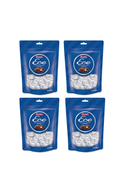 Ülker Ece Bütün Fındıklı Sütlü Çikolata 350 gr 4 lü ürün görseli 1