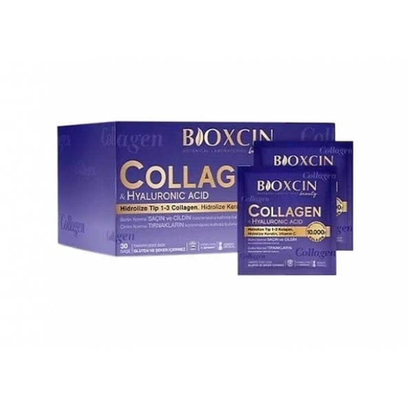 Bioxcin Beauty Collagen Hyaluronic Acid 30 Saşe ürün görseli 1
