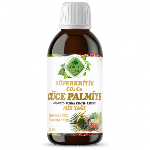 Cüce Palmiye Süperkritik Yağı 50 ml (SAW PALMETTO SUPERCRİTİCAL MİX OİL) ürün görseli 1