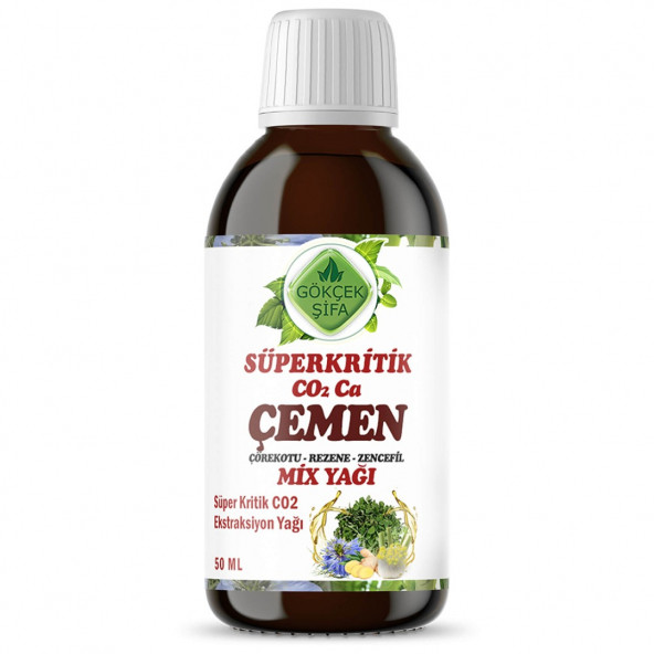 Çemen Süperkritik Mix Yağı 50 ml (FENUGREEK SUPERCRİTİCAL MİX OİL) ürün görseli 1