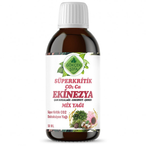 Ekinezya Süperkritik Mix Yağı 50 ml (ECHİNACEA SUPERCRİTİCAL MİX OİL) ürün görseli 1