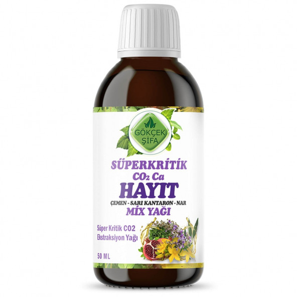 Hayıt Süperkritik Mix Yağı 50 ml (CHASTE TREE SUPERCRİTİCAL MİX OİL) ürün görseli 1