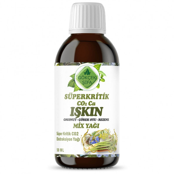 Işkın Süperkritik Mix Yağı 50 ml (Rheum Ribes Supercritical Mix Oil) ürün görseli 1
